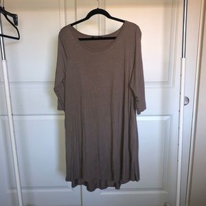 Tan Dress